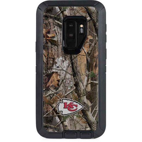 NFL Kansas City Chiefs Realtree AP Camo Otterbox Defender Galaxy Skin